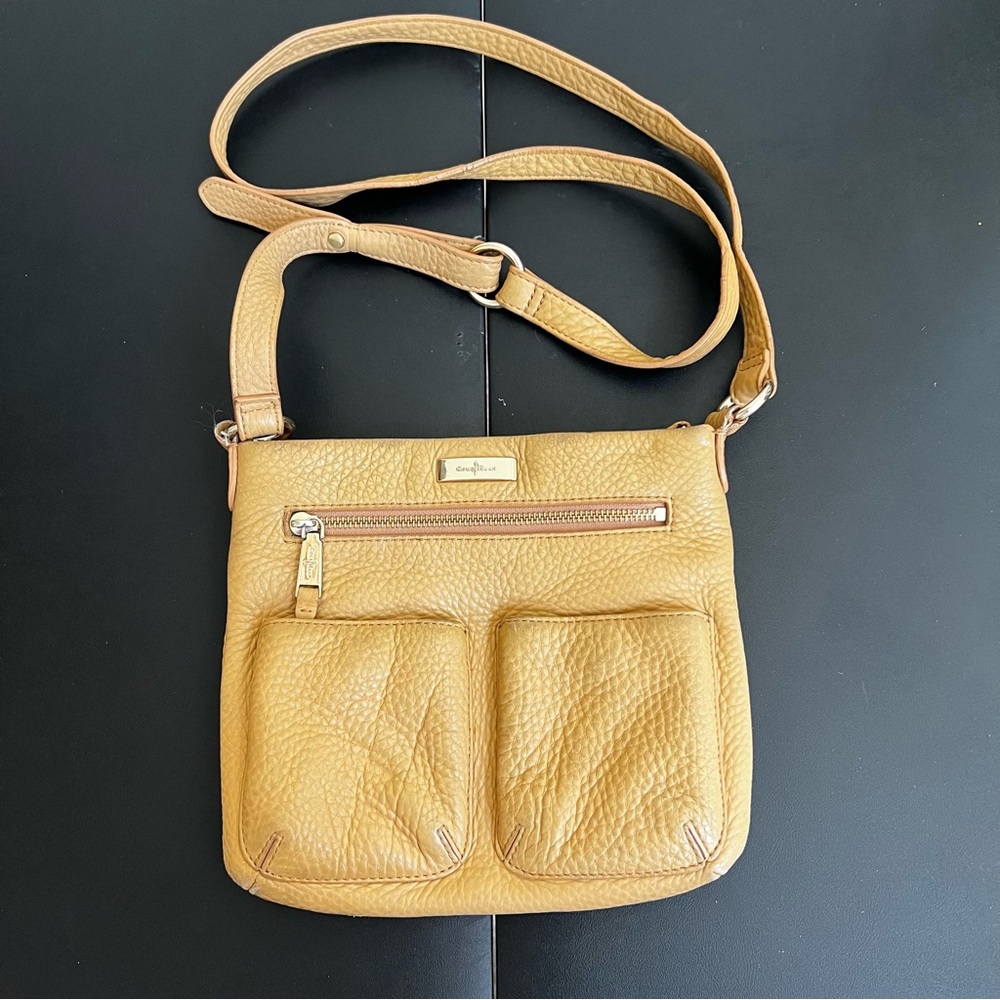 Cole Haan Yellow Crossbody Purse satchel